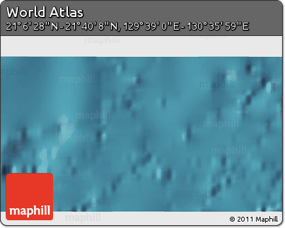 Satellite 3D Map of the Area around 21° 23' 18" N, 130° 7' 30" E