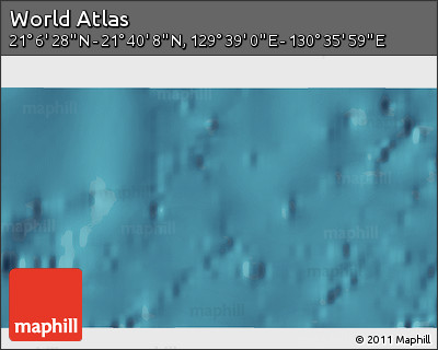 Satellite 3D Map of the Area around 21° 23' 18" N, 130° 7' 30" E