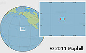 Savanna Style Location Map of the area around 21° 23' 18" N, 140° 10' 30" W