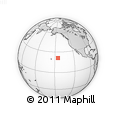 Outline Map of the Area around 21° 23' 18" N, 145° 16' 30" W, rectangular outline