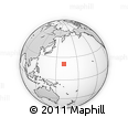 Outline Map of the Area around 21° 23' 18" N, 160° 43' 29" E, rectangular outline