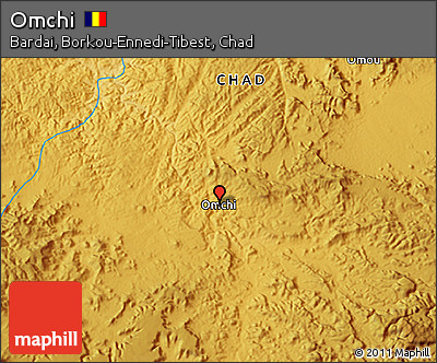 Physical 3D Map of Omchi