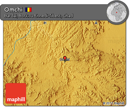 Physical Map of Omchi