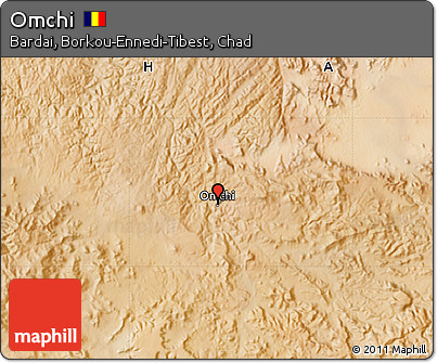 Satellite Map of Omchi