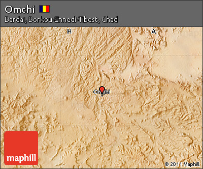 Satellite Map of Omchi