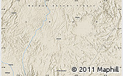 Shaded Relief Map of the area around 21° 23' 18" N, 17° 55' 29" E