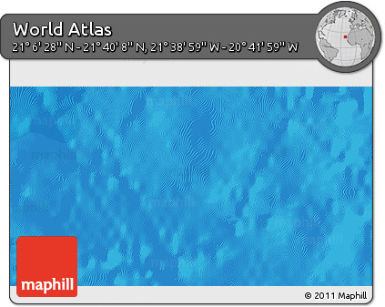 Political 3D Map of the Area around 21° 23' 18" N, 21° 10' 29" W