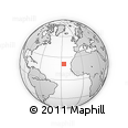 Outline Map of the Area around 21° 23' 18" N, 26° 16' 29" W, rectangular outline