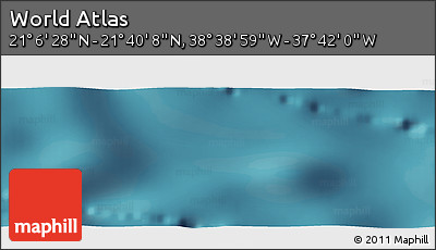Satellite Panoramic Map of the Area around 21° 23' 18" N, 38° 10' 29" W