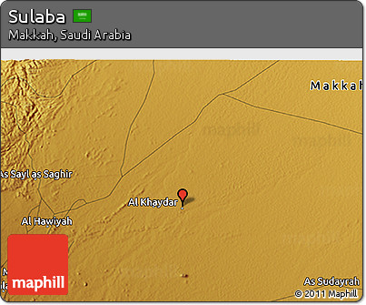 Physical 3D Map of Sulaba
