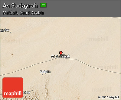 Satellite 3D Map of As Sudayrah