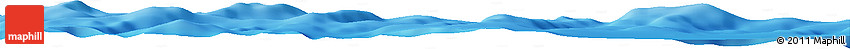 Shaded Relief Horizon Map of the Area around 21° 23' 18" N, 44° 58' 30" W Shaded Relief Horizon Map of the Area around 21° 23' 18" N, 44° 58' 30" W