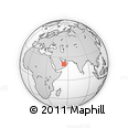 Outline Map of the Area around 21° 23' 18" N, 54° 28' 30" E, rectangular outline