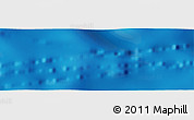 Shaded Relief Panoramic Map of the area around 21° 23' 18" N, 54° 19' 30" W