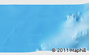 Physical 3D Map of the area around 21° 23' 18" N, 61° 16' 29" E