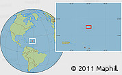 Savanna Style Location Map of the area around 21° 23' 18" N, 61° 58' 30" W