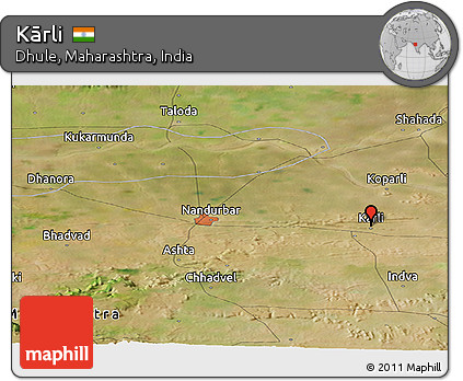 Satellite Panoramic Map of Kārli