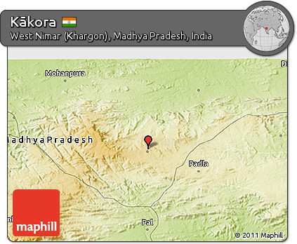 Physical 3D Map of Kākora