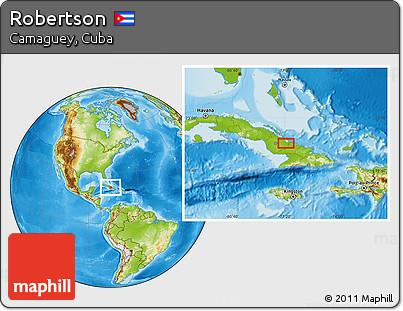 Physical Location Map of Robertson