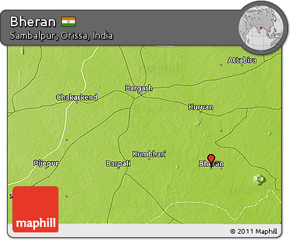 Physical 3D Map of Bheran