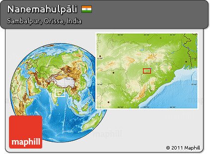 Physical Location Map of Nanemahulpāli