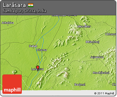 Physical 3D Map of Larāsara