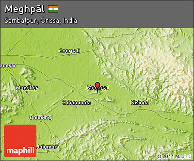 Physical Map of Meghpāl