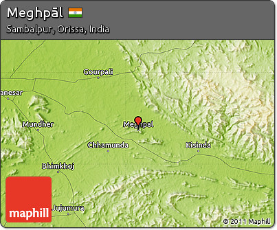Physical Map of Meghpāl