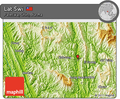 Physical 3D Map of Lat Swi
