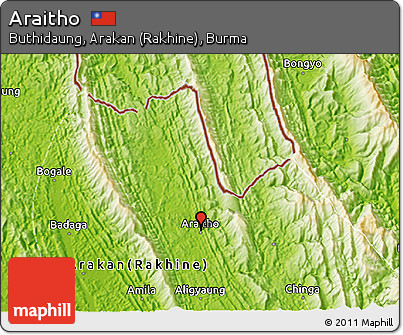 Physical 3D Map of Araitho