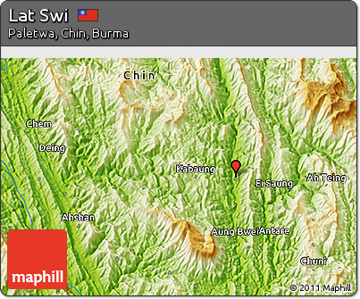 Physical 3D Map of Lat Swi