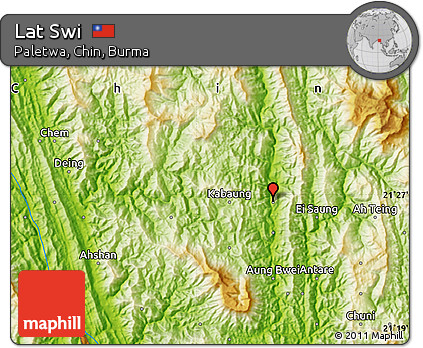 Physical Map of Lat Swi