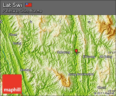 Physical Map of Lat Swi