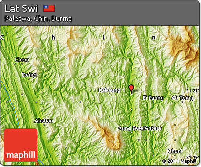 Physical Map of Lat Swi