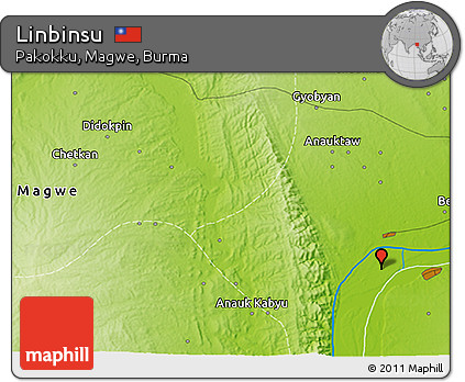 Physical 3D Map of Linbinsu