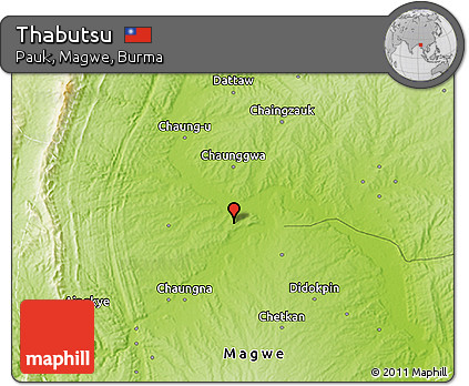 Physical 3D Map of Thabutsu