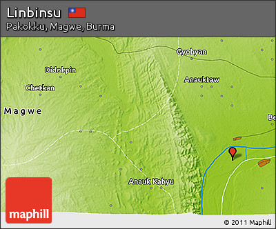 Physical 3D Map of Linbinsu
