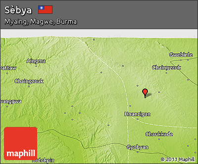 Physical 3D Map of Sèbya