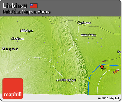 Physical 3D Map of Linbinsu