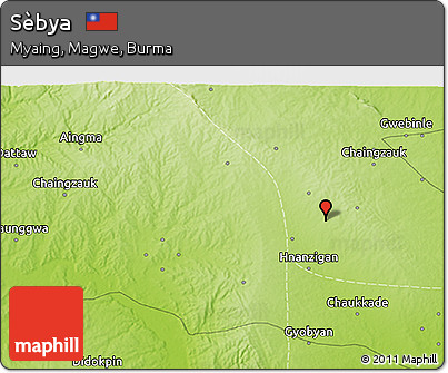 Physical 3D Map of Sèbya