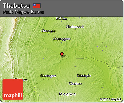 Physical 3D Map of Thabutsu