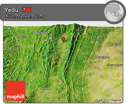 Satellite 3D Map of Yèdu
