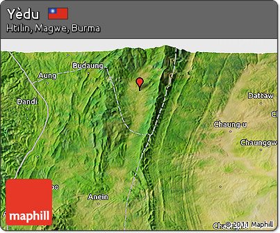 Satellite 3D Map of Yèdu