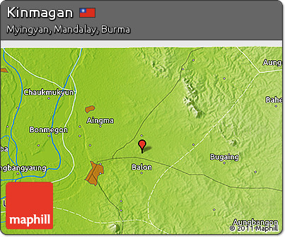 Physical 3D Map of Kinmagan
