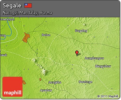 Physical 3D Map of Segale