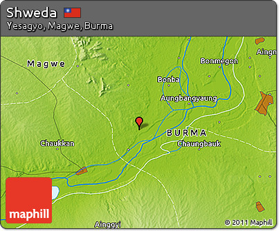Physical 3D Map of Shweda
