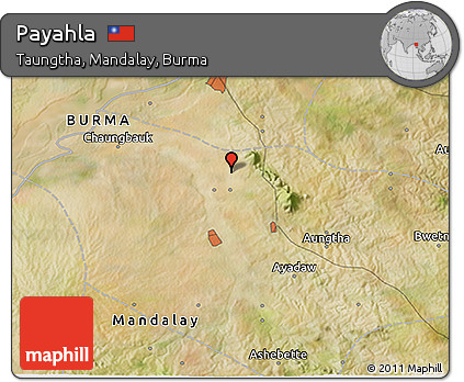 Satellite 3D Map of Payahla