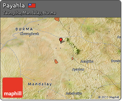 Satellite 3D Map of Payahla