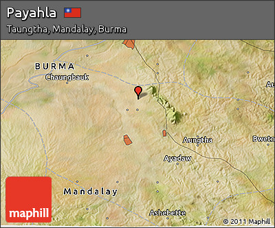 Satellite 3D Map of Payahla