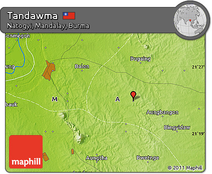 Physical Map of Tandawma